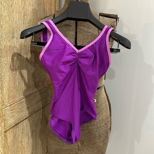 Yumiko Tiffany leotard, purple size XS